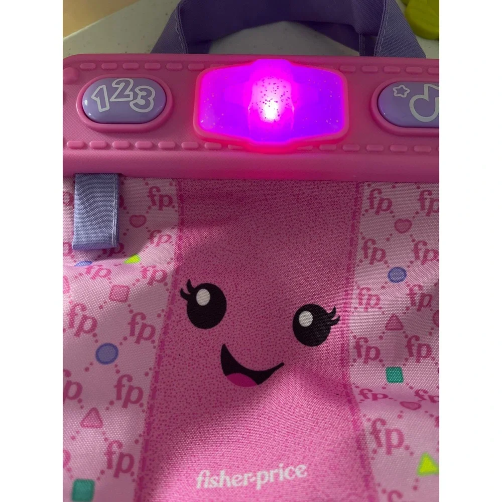 Fisher-Price Laugh & Learn My Smart Purse Pink Interactive Toddler Toy GMM55